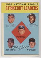 League Leaders - Don Drysdale, Sandy Koufax, Bob Gibson, Turk Farrell, Billy O'…