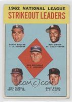 League Leaders - Don Drysdale, Sandy Koufax, Bob Gibson, Turk Farrell, Billy O'…