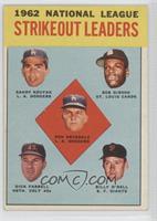 League Leaders - Don Drysdale, Sandy Koufax, Bob Gibson, Turk Farrell, Billy O'…