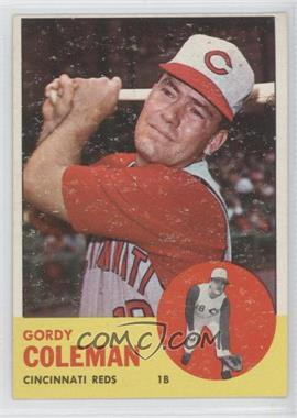1963 Topps - [Base] #90 - Gordy Coleman [Noted]