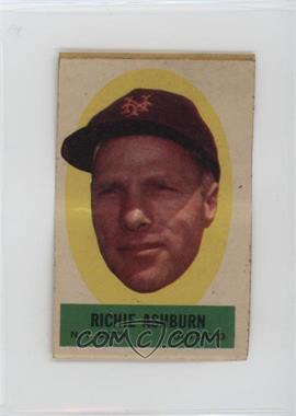 1963 Topps - Peel-Offs #_RIAS.1 - Richie Ashburn (Blank Back)