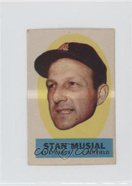 1963 Topps - Peel-Offs #_STMU.1 - Stan Musial (Blank Back) [Good to VG‑EX]