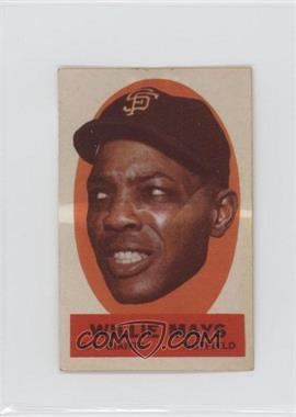 1963 Topps - Peel-Offs #_WIMA.1 - Willie Mays (Blank Back) [Good to VG‑EX]