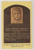 Inducted 1936 - Babe Ruth [Good to VG‑EX]