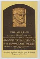 Inducted 1953 - Bill Klem