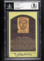 Inducted 1947 - Carl Hubbell [BAS BGS Authentic]