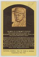 Inducted 1951 - Jimmie Foxx [Good to VG‑EX]