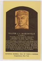 Inducted 1954 - Rabbit Maranville