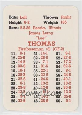 1964 APBA Baseball 1963 Season - [Base] #_LETH - Lee Thomas [Good to VG‑EX]