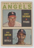 1964 Rookie Stars - Aubrey Gatewood, Dick Simpson [Poor to Fair]