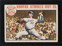 World Series - Game #1: Koufax Strikes Out 15 (Sandy Koufax) [Poor to …