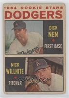 1964 Rookie Stars - Dick Nen, Nick Willhite [Poor to Fair]