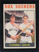 Sox Sockers (Carl Yastrzemski, Chuck Schilling) [Good to VG‑EX]