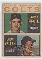 1964 Rookie Stars - Larry Yellen, Jerry Grote [Poor to Fair]