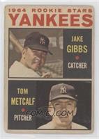 1964 Rookie Stars - Jake Gibbs, Tom Metcalf [Good to VG‑EX]