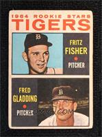 1964 Rookie Stars - Fritz Fisher, Fred Gladding [Good to VG‑EX]