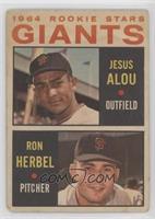 1964 Rookie Stars - Jesus Alou, Ron Herbel [Good to VG‑EX]
