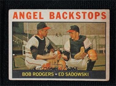 1964 Topps - [Base] - Venezuelan #61 - Angel Backstops (Ed Sadowski, Bob Rodgers) [Good to VG‑EX]