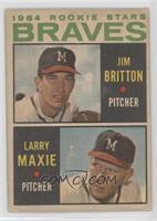 1964 Rookie Stars - Jim Britton, Larry Maxie [Poor to Fair]