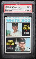 1964 Rookie Stars - Bruce Howard, Frank Kreutzer [PSA 7 NM]