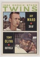 1964 Rookie Stars - Jay Ward, Tony Oliva [Poor to Fair]