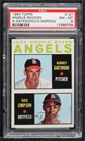 1964 Rookie Stars - Aubrey Gatewood, Dick Simpson [PSA 8 NM‑MT]