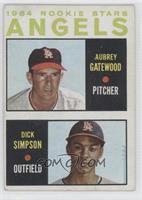 1964 Rookie Stars - Aubrey Gatewood, Dick Simpson [Good to VG‑E…