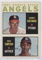 1964 Rookie Stars - Aubrey Gatewood, Dick Simpson