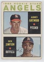 1964 Rookie Stars - Aubrey Gatewood, Dick Simpson [Good to VG‑E…