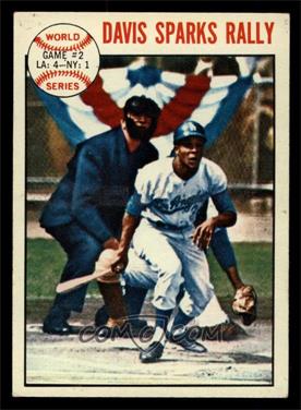 1964 Topps - [Base] #137 - World Series - Game #2 - Davis Sparks Rally [EX]