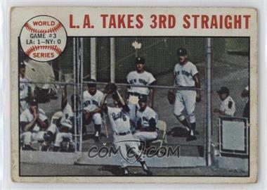1964 Topps - [Base] #138 - World Series - Game #3 - L.A. Takes 3rd Straight [Poor to Fair]