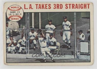 1964 Topps - [Base] #138 - World Series - Game #3 - L.A. Takes 3rd Straight [Good to VG‑EX]