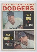 1964 Rookie Stars - Dick Nen, Nick Willhite [Noted]