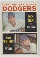 1964 Rookie Stars - Dick Nen, Nick Willhite