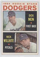 1964 Rookie Stars - Dick Nen, Nick Willhite [Noted]