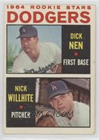 1964 Rookie Stars - Dick Nen, Nick Willhite [Poor to Fair]