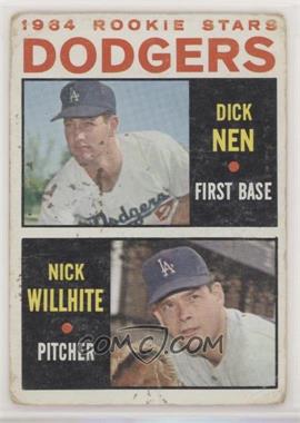 1964 Topps - [Base] #14 - 1964 Rookie Stars - Dick Nen, Nick Willhite [Poor to Fair]