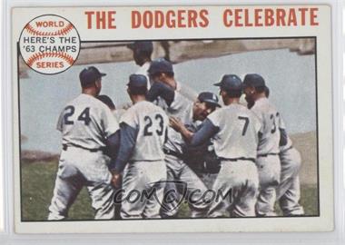 1964 Topps - [Base] #140 - World Series - The Dodgers Celebrate
