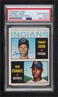 1964 Rookie Stars - Tommy John, Bob Chance [PSA/DNA Encased]