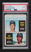 1964 Rookie Stars - Tommy John, Bob Chance [PSA 6 EX‑MT]