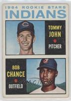 1964 Rookie Stars - Tommy John, Bob Chance [Good to VG‑EX]