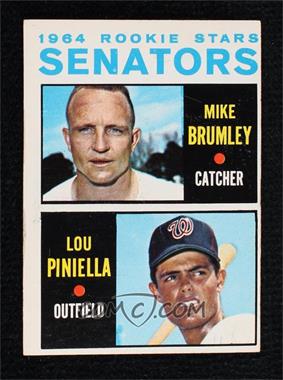 1964 Topps - [Base] #167 - 1964 Rookie Stars - Mike Brumley, Lou Piniella [Good to VG‑EX]