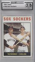 Sox Sockers (Carl Yastrzemski, Chuck Schilling) [GAI 3.5]