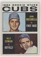1964 Rookie Stars - John Boccabella, Billy Cowan [Poor to Fair]