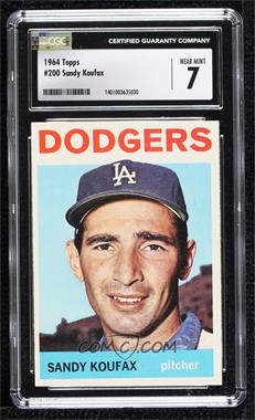 1964 Topps - [Base] #200 - Sandy Koufax [CGC 7 Near Mint]