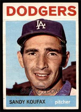 1964 Topps - [Base] #200 - Sandy Koufax [FAIR]