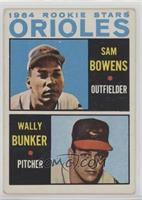 1964 Rookie Stars - Sam Bowens, Wally Bunker [Good to VG‑EX]