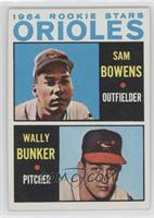 1964 Rookie Stars - Sam Bowens, Wally Bunker