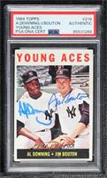 Young Aces (Al Downing, Jim Bouton) [PSA/DNA Encased]