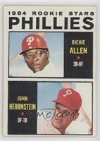 1964 Rookie Stars - Dick Allen, John Herrnstein